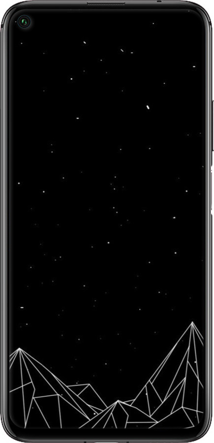 Силіконовий чехол Чорно білі абстрактні гори для Huawei Honor 20 - 6437u-1697 изображение 