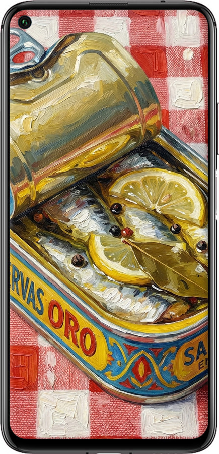 Силіконовий чехол Vintage Sardine Tin Phone для Huawei Nova 5T - 6772u-1833 изображение 