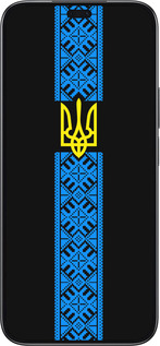 TPU чехол Тризуб в вышиванке для Huawei Honor 200 Lite - 1158b-3728 изображение 