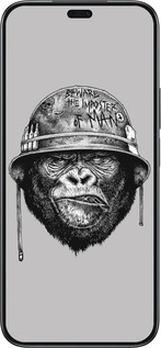TPU чехол military monkey для Huawei Honor 200 Lite - 4177b-3728 изображение 