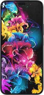 TPU чехол Абстрактные цветы для Huawei Honor 200 Lite - 511b-3728 изображение 