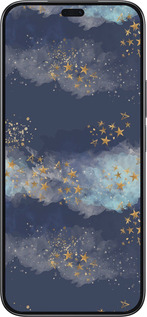 TPU чехол Ночь золотые звезды для Huawei Honor 200 Lite - 5421b-3728 изображение 