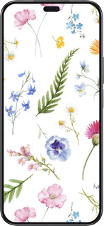 TPU чехол Цветочный фон v2 для Huawei Honor 200 Lite - 5472b-3728 изображение 