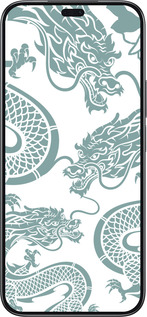 TPU чехол Дракон для Huawei Honor 200 Lite - 5476b-3728 изображение 