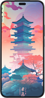 TPU чехол Япония монастырь для Huawei Honor 200 Lite - 5590b-3728 изображение 