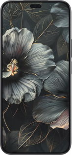 TPU чехол Чорні квіти для Huawei Honor 200 Lite - 6031b-3728 изображение 