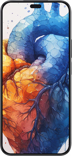 TPU чехол Арт-сердце для Huawei Honor 200 Lite - 6034b-3728 изображение 