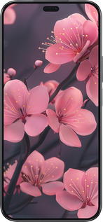 TPU чехол Пурпурная сакура для Huawei Honor 200 Lite - 6075b-3728 изображение 