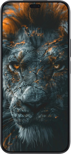 TPU чехол Пламенный лев для Huawei Honor 200 Lite - 6153b-3728 изображение 