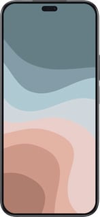 TPU чехол С синими и розовыми волнами в стиле ретро для Huawei Honor 200 Lite - 6532b-3728 изображение 