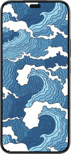 TPU чехол Абстрактный рисунок морских волн для Huawei Honor 200 Lite - 6538b-3728 изображение 