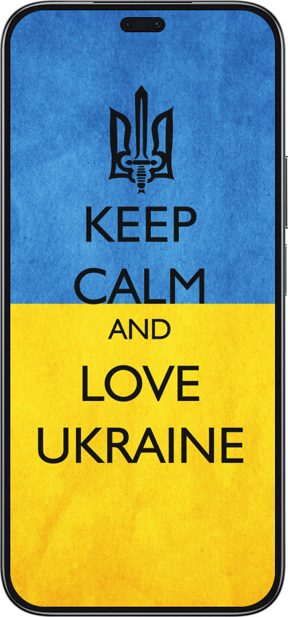 TPU чехол Keep calm and love Ukraine v2  для Huawei Honor 200 Lite - 1114b-3728 изображение 
