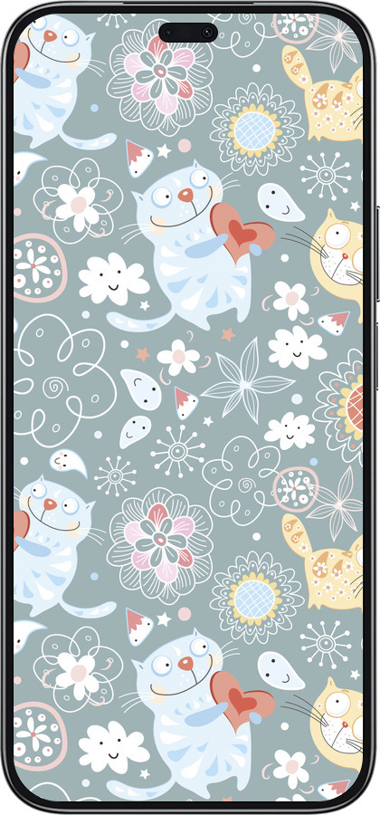 TPU чехол Котята v3 для Huawei Honor 200 Lite - 1223b-3728 изображение 