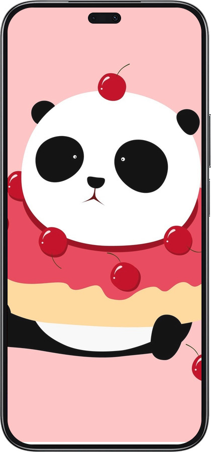 TPU чехол Панда с пончиком для Huawei Honor 200 Lite - 3991b-3728 изображение 