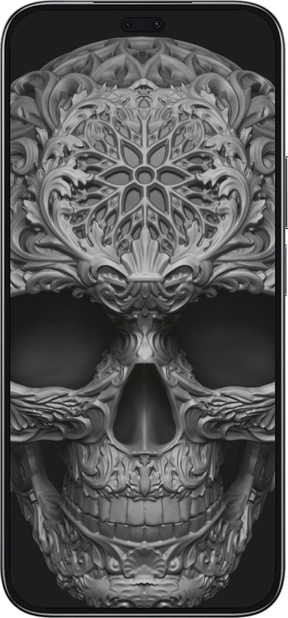 TPU чехол skull-ornament для Huawei Honor 200 Lite - 4101b-3728 изображение 