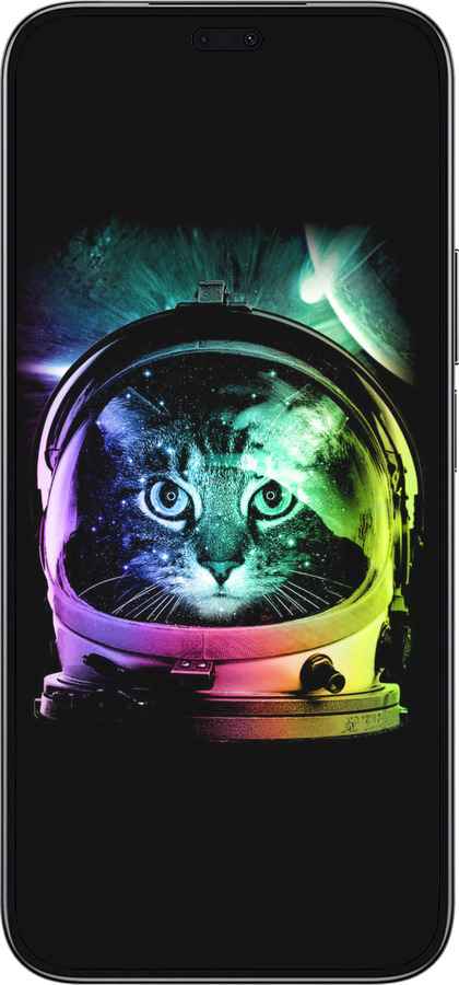 TPU чехол Кот-астронавт для Huawei Honor 200 Lite - 4154b-3728 изображение 