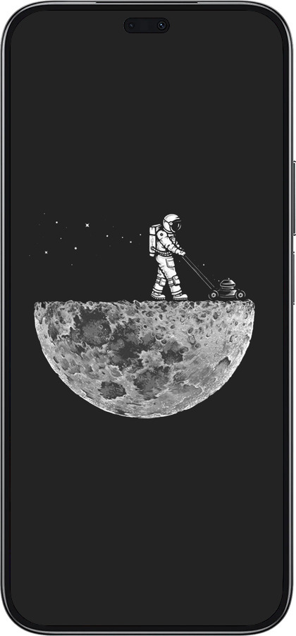 TPU чехол Moon in dark для Huawei Honor 200 Lite - 4176b-3728 изображение 
