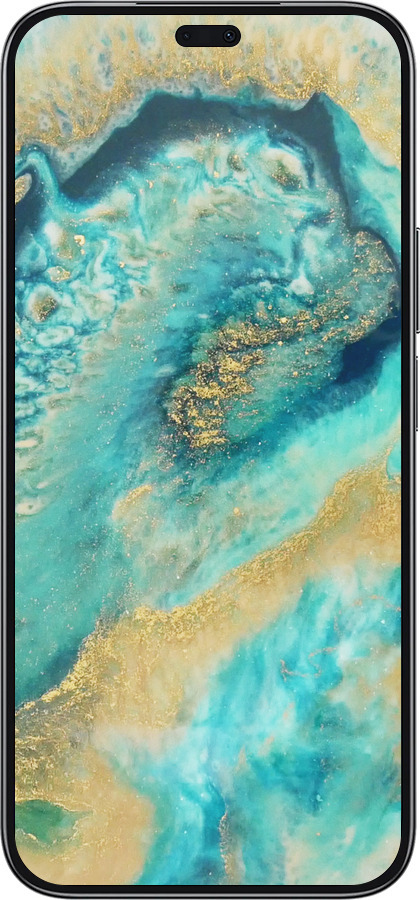 TPU чехол Green marble для Huawei Honor 200 Lite - 4365b-3728 изображение 