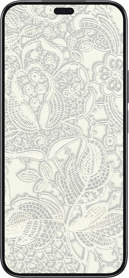 TPU чехол Белое кружево для Huawei Honor 200 Lite - 4383b-3728 изображение 