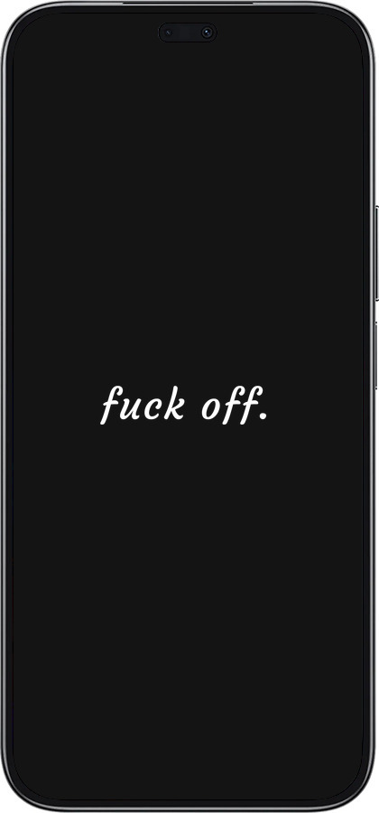 TPU чехол Fuck off для Huawei Honor 200 Lite - 4731b-3728 изображение 