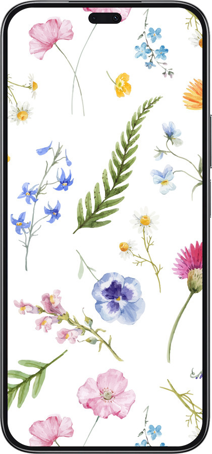 TPU чехол Цветочный фон v2 для Huawei Honor 200 Lite - 5472b-3728 изображение 