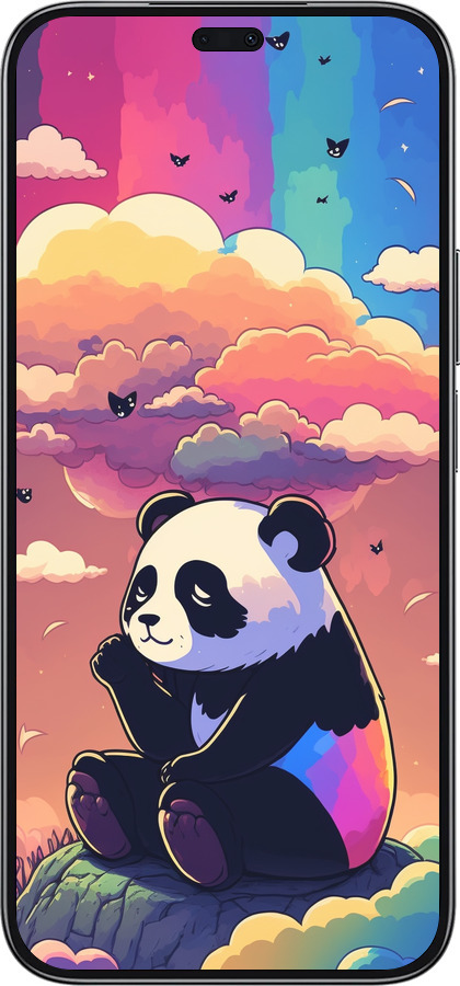 TPU чехол Панда в хмарах для Huawei Honor 200 Lite - 5585b-3728 изображение 