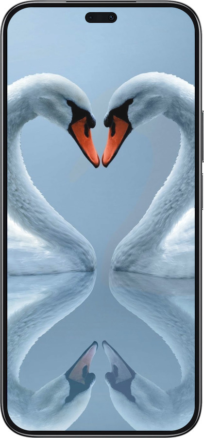 TPU чехол Лебеди для Huawei Honor 200 Lite - 6007b-3728 изображение 