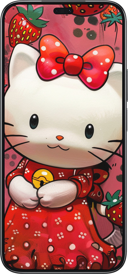 TPU чехол hello kitty1 для Huawei Honor 200 Lite - 6036b-3728 изображение 