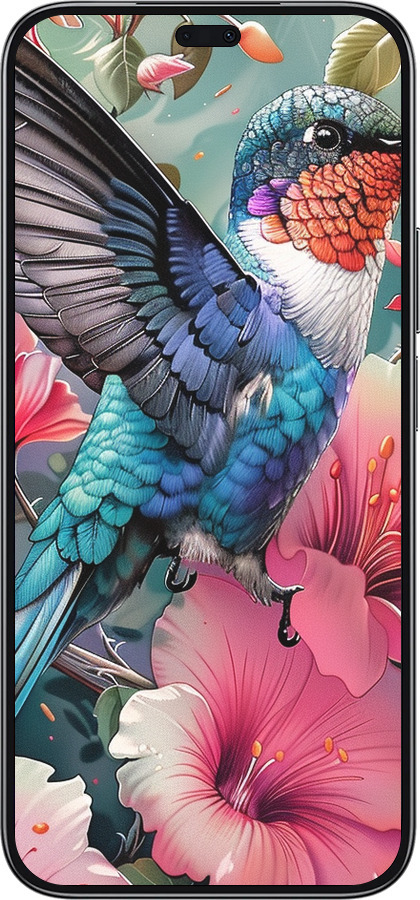 TPU чехол Сказочная колибри для Huawei Honor 200 Lite - 6051b-3728 изображение 