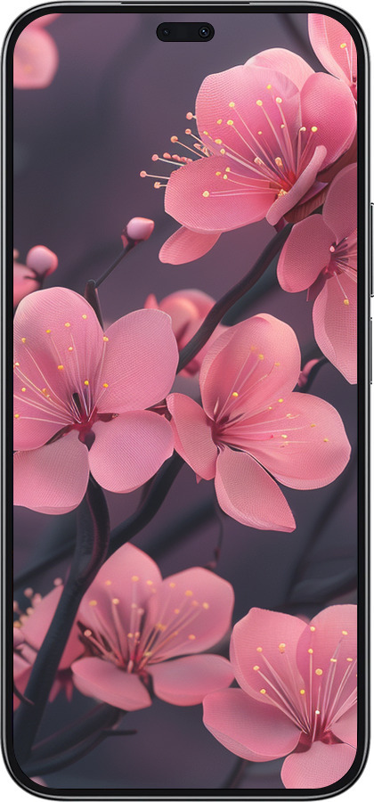 TPU чехол Пурпурная сакура для Huawei Honor 200 Lite - 6075b-3728 изображение 