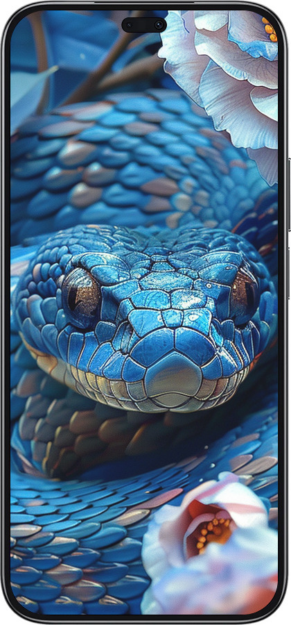 TPU чехол Blue Snake для Huawei Honor 200 Lite - 6079b-3728 изображение 
