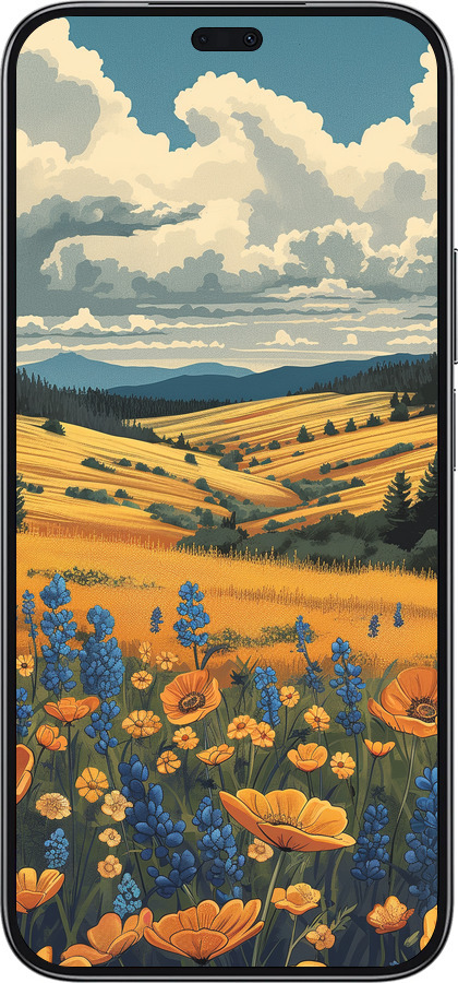 TPU чехол Украинское поле для Huawei Honor 200 Lite - 6082b-3728 изображение 