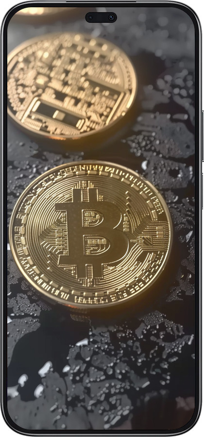 TPU чехол Вулканійчний Bitcoin для Huawei Honor 200 Lite - 6092b-3728 изображение 