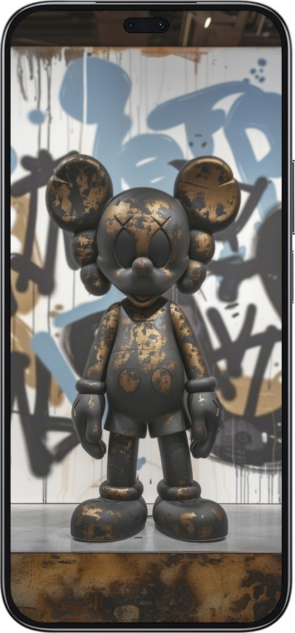 TPU чехол Bronze kaws v2 для Huawei Honor 200 Lite - 6098b-3728 изображение 