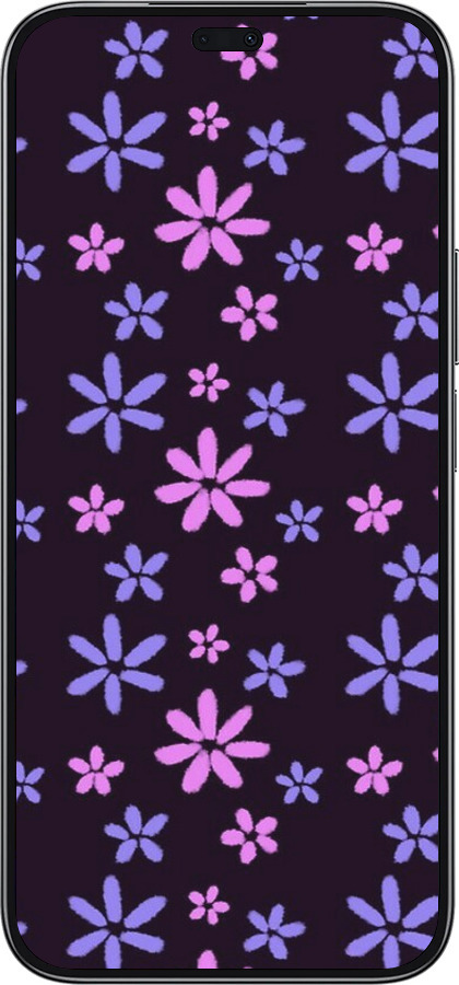 TPU чехол с  цветами для Huawei Honor 200 Lite - 6258b-3728 изображение 