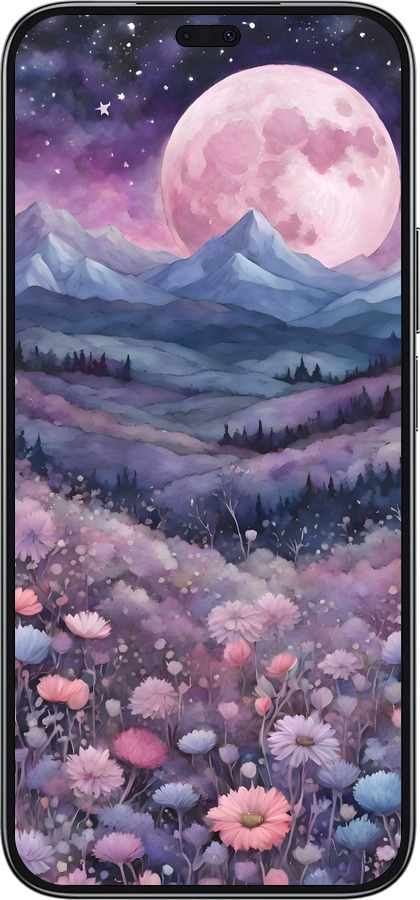 TPU чехол Ніч місяць арт для Huawei Honor 200 Lite - 6319b-3728 изображение 