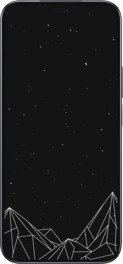 TPU чехол Черно белые абстрактные горы для Huawei Honor 200 Lite - 6437b-3728 изображение 