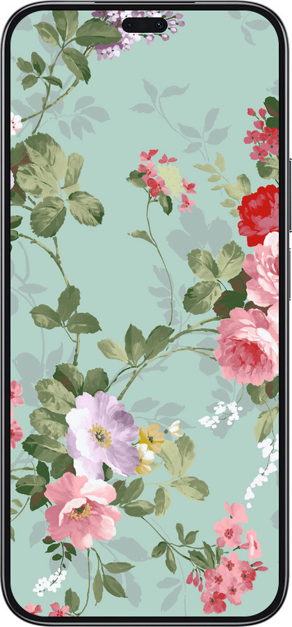 TPU чехол Цветочные обои 2 для Huawei Honor 200 Lite - 862b-3728 изображение 