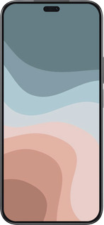 Силіконовий чехол З синіми та рожевими хвилями в стилі ретро для Huawei Honor 200 Lite - 6532u-3728 изображение 