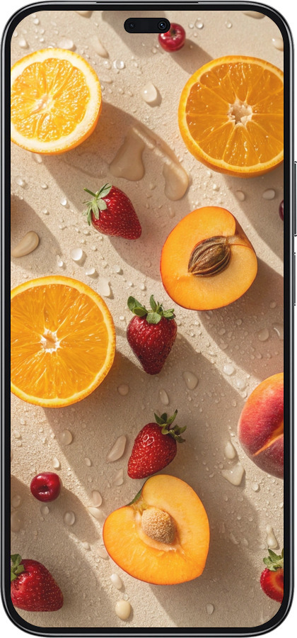 Силіконовий чехол Фрукти 3 для Huawei Honor 200 Lite - 6703u-3728 изображение 