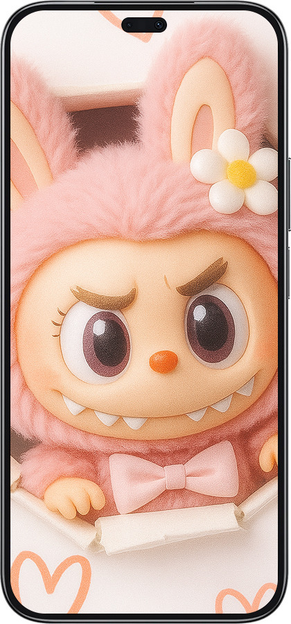 Силиконовый чехол Лабубу 2 для Huawei Honor 200 Lite - 6710u-3728 изображение 