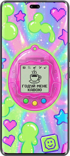 Силиконовый чехол Y2K Aesthetic Retro Pet: Годуй мене кавою для Huawei Honor 200 Pro - 6784u-3729 изображение 