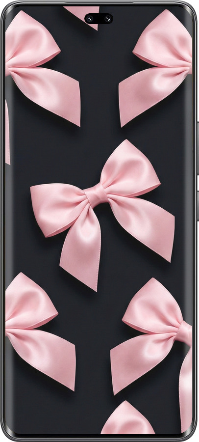 Силиконовый чехол Coquette Ribbons Dark Coquette для Huawei Honor 200 Pro - 6767u-3729 изображение 