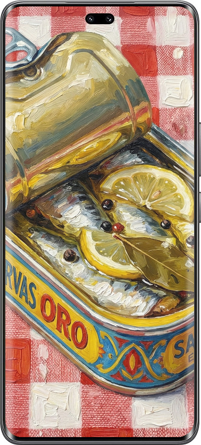 Силиконовый чехол Vintage Sardine Tin Phone для Huawei Honor 200 Pro - 6772u-3729 изображение 