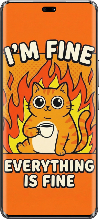 Силиконовый чехол Funny Cat для Huawei Honor 200 Pro - 6786u-3729 изображение 