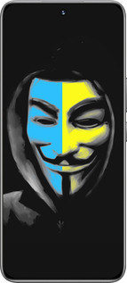 TPU чехол Украинский анонимус для Huawei Honor 200 - 1062b-3731 изображение 