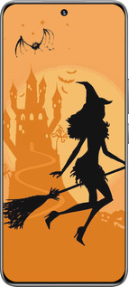 TPU чехол Ведьма на метле для Huawei Honor 200 - 1184b-3731 изображение 