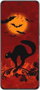 TPU чехол Чёрная кошка под луной для Huawei Honor 200 - 1190b-3731 изображение 