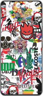 TPU чехол Many different logos для Huawei Honor 200 - 4022b-3731 изображение 