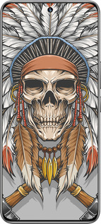 TPU чехол Череп индейца для Huawei Honor 200 - 4032b-3731 изображение 